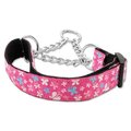 Unconditional Love Butterfly Nylon Ribbon Collar Martingale Pink Medium UN763533